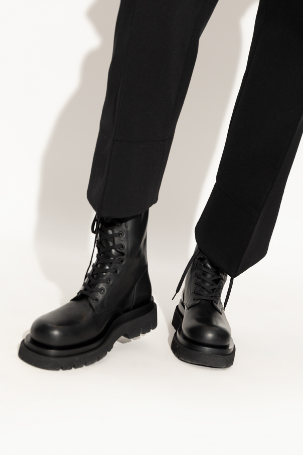 Black 'Lug' ankle boots Bottega Veneta - bottega veneta